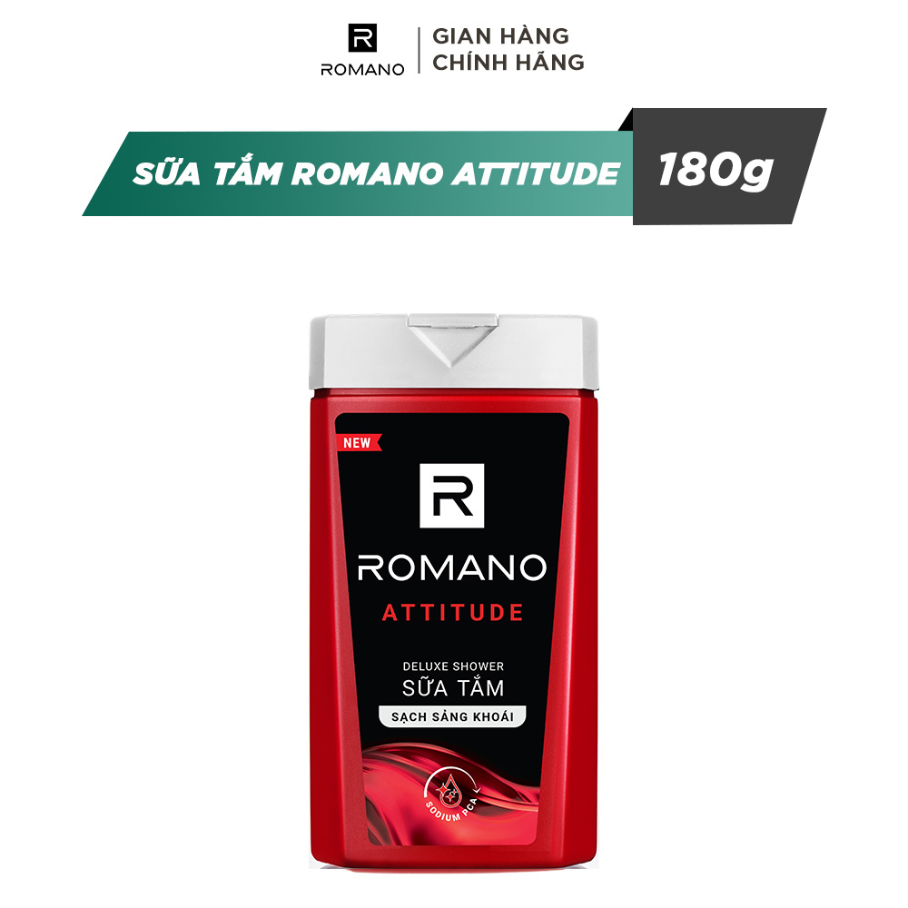 Sữa Tắm Cao Cấp Romano Attitude Chai (180g)