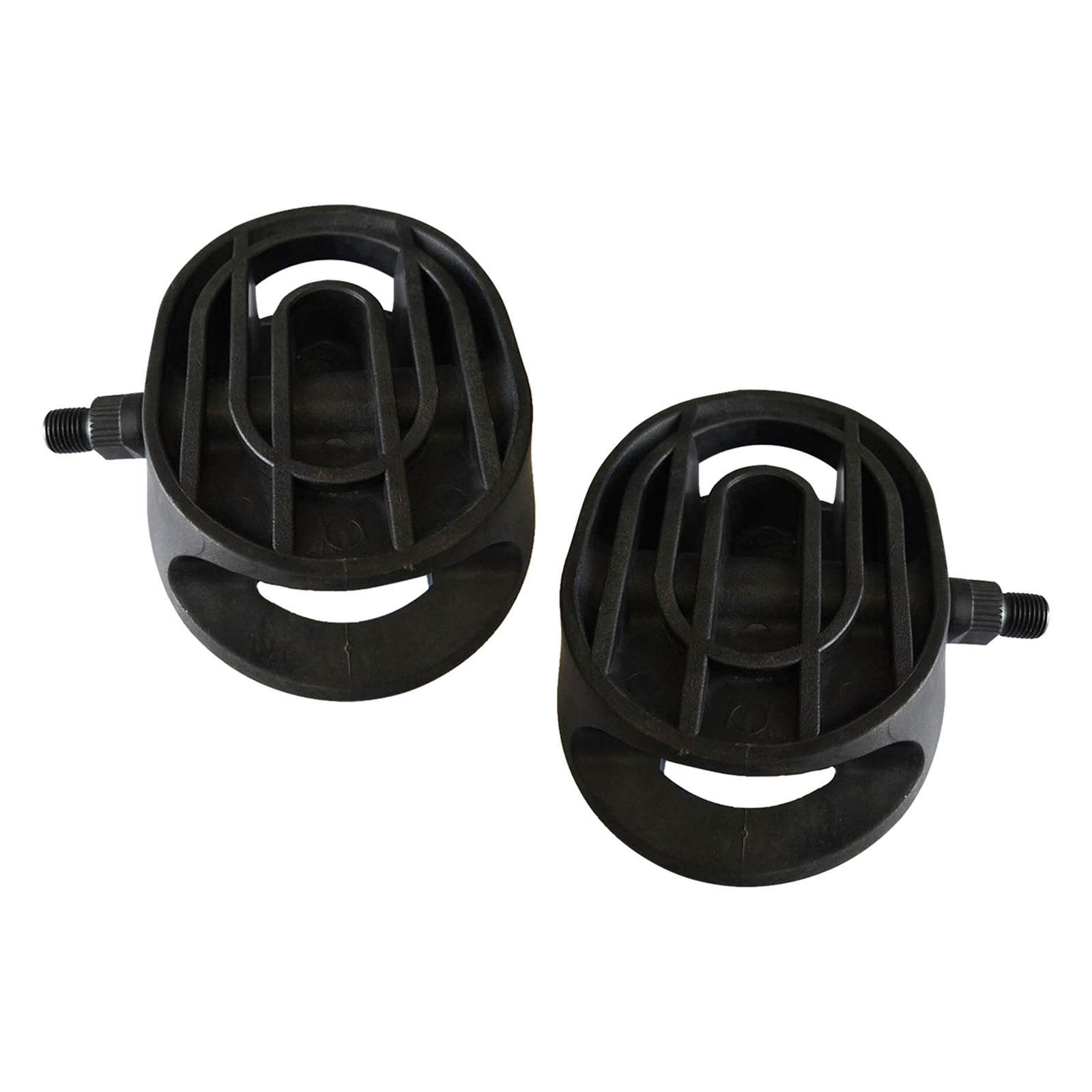 2Pcs Exercise Bike Pedals Footboard Cycling Pedals Durable Fitness Equipment Pedals Exercise Machine Foot Pedal for Stationary Exercise Bike