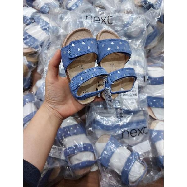 Dép sandals bé gái n.e.x.t hàng chính hãng vợt sale (hàng auth)