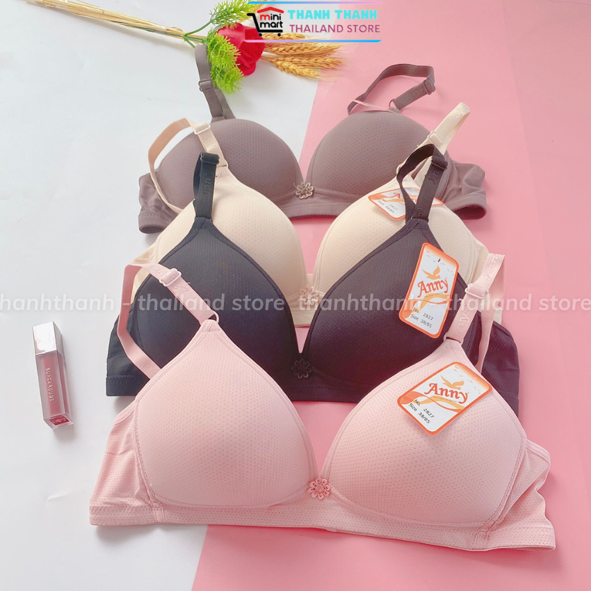 Áo ngực thông hơi, không mút, không gọng, mặc thoải mái - Anny Thái Lan 2827