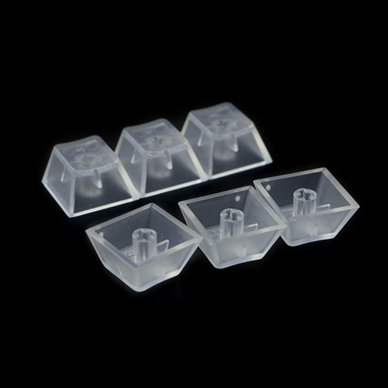 HSV 10Pcs Transparent ABS Keycaps Mechanical keyboard Matte Backlit Key caps For Cherry Gateron Kailh Switch R4 R3 R2 R1