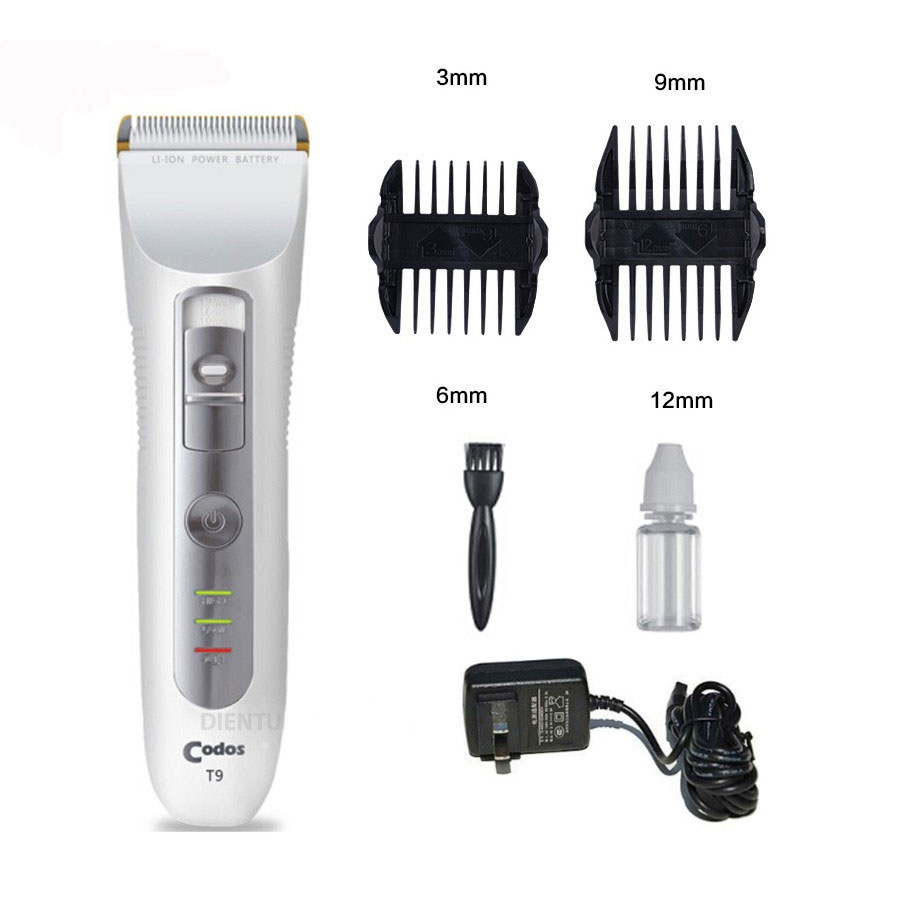 Tông Đơ Cắt Tóc Hàn Quốc CODOS T9 TẶNG LƯỢC CẮT TÓC - Máy Cắt Tóc Chuyên Nghiệp Vận Hành Êm Ái