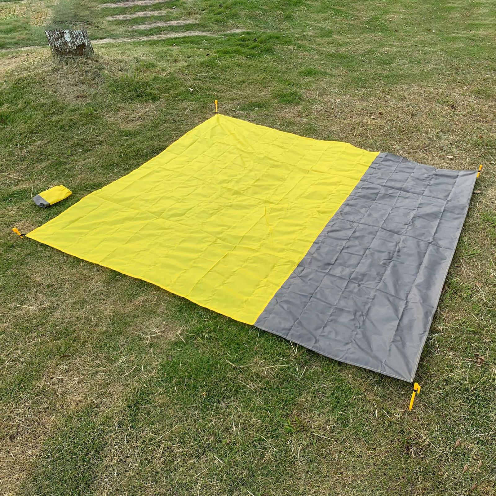 Picnic Blanket Beach Mat Portable Foldable with Storage Bag Outdoor Mat Accessories Camping Mat for Hiking Playground
