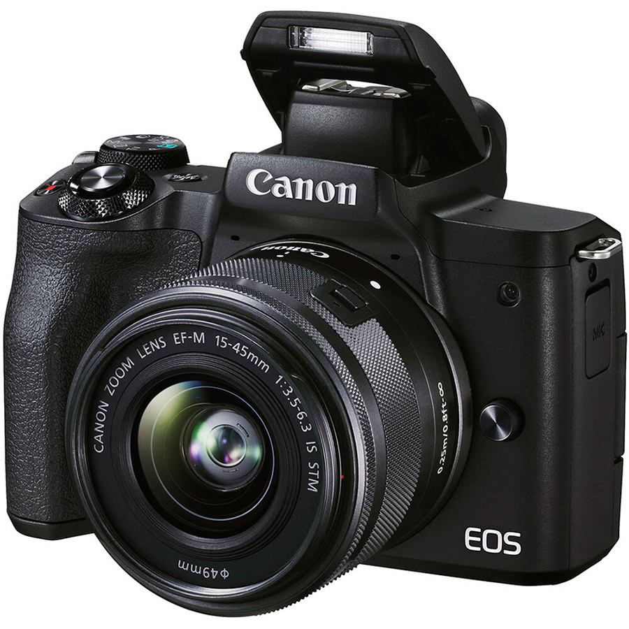 Canon EOS M50 Mark II + 15-45mm Black (Chính Hãng)