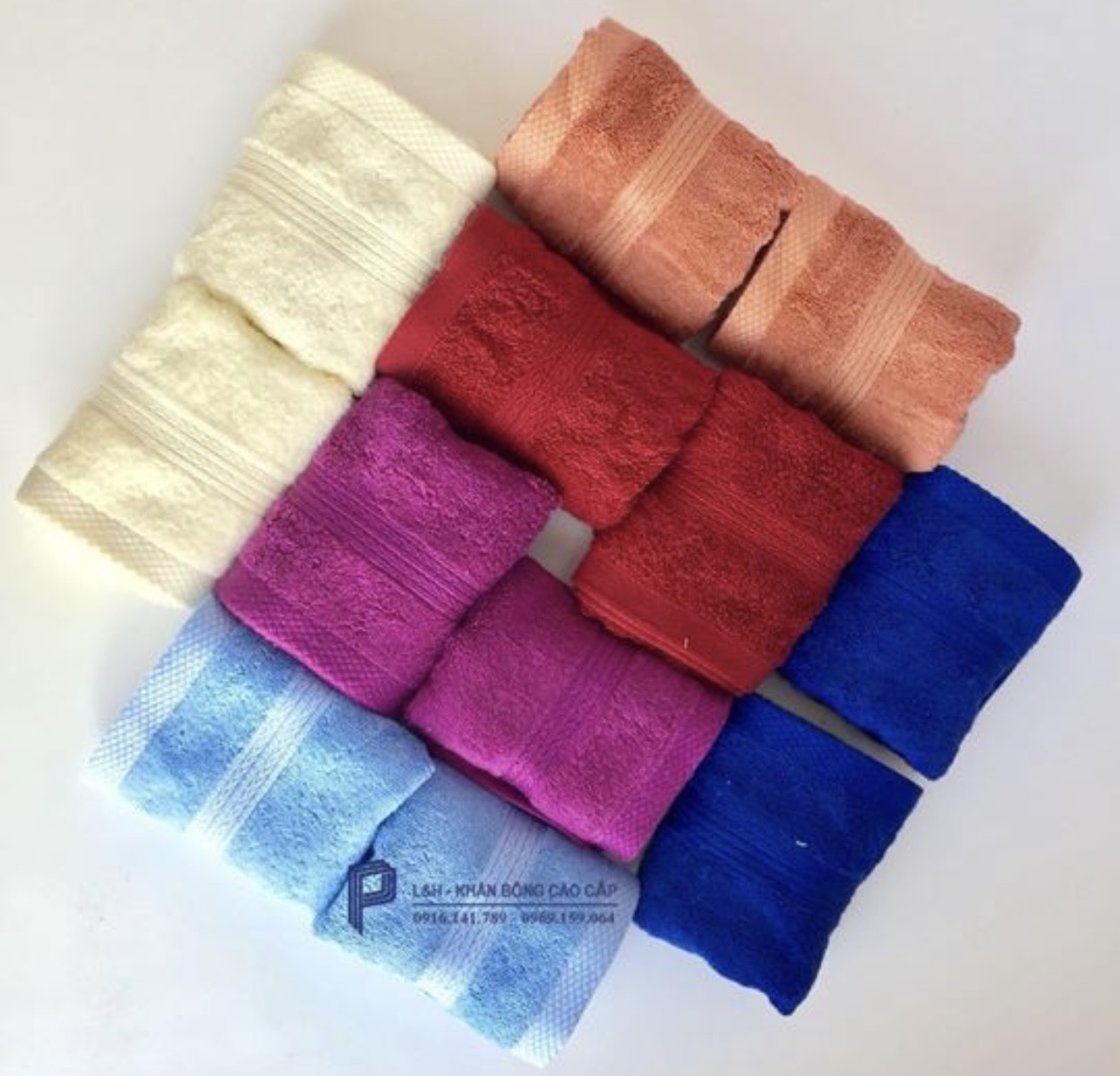 Loại đẹp] Khăn mặt cao cấp sợi sồi, cotton 30 * 50 cm