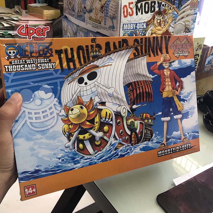 Loại 16cm - Mô hình thuyền Thousand Sunny - Figure Sunny One Piece