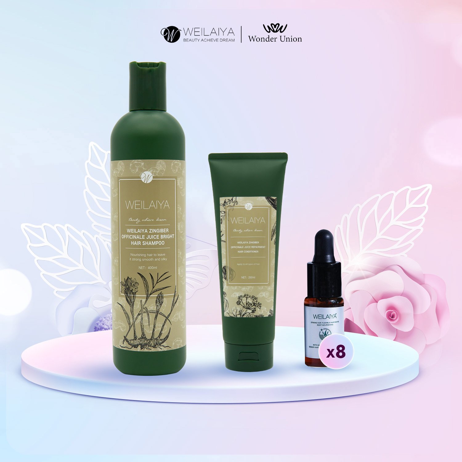 Combo ngăn rụng và kích mọc tóc Weilaiya