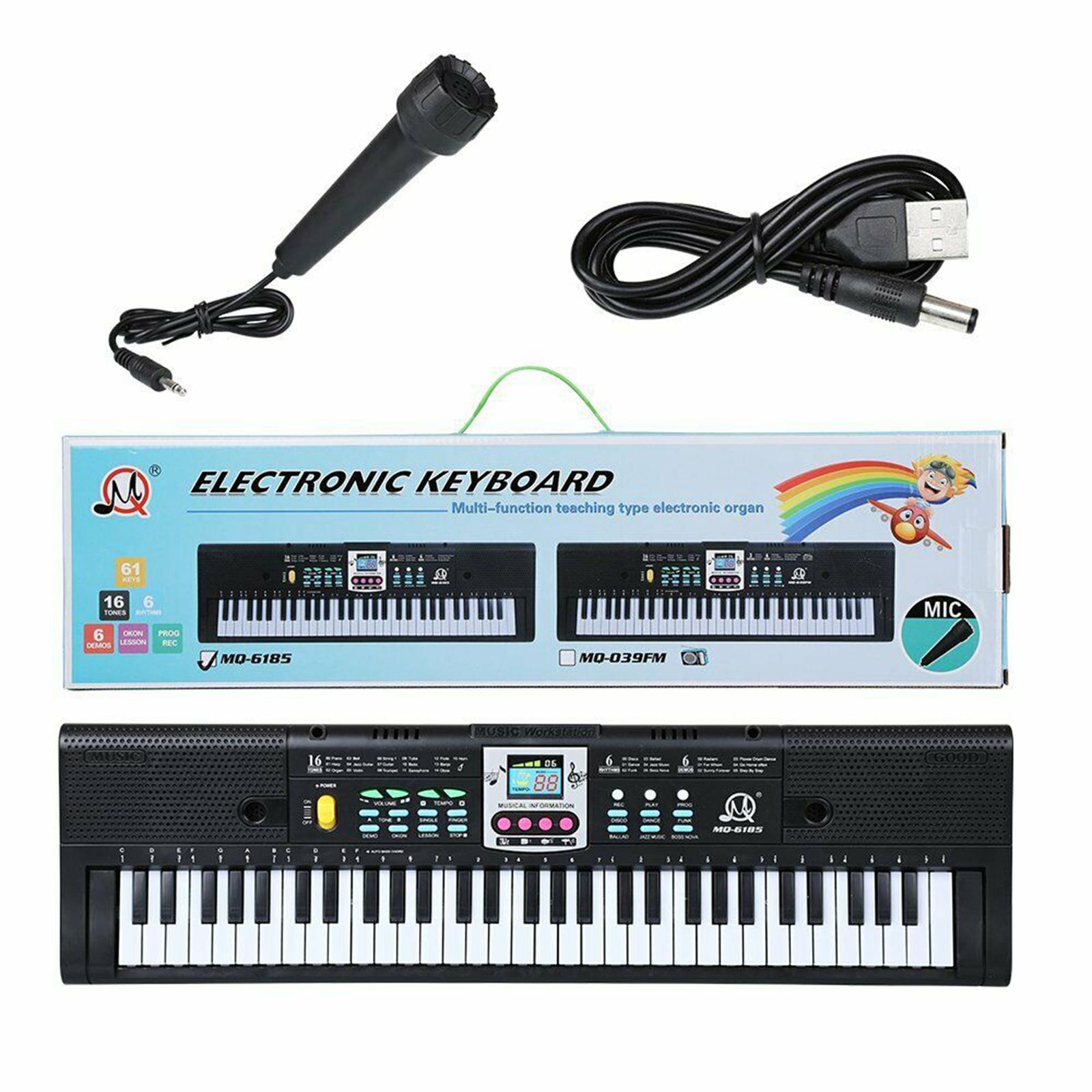 61 Key Digital Music Electronic Keyboard Key Board Electric Piano for Home Stage