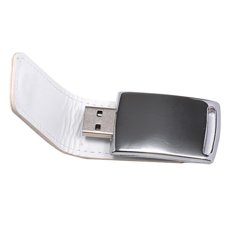 JASTER Tùy Chỉnh Cho Quà Tặng 2.0 Ổ Bút Flash 64GB 32GB 4GB 8GB 16GB Pendrive Usb Da hộp Màu Trắng