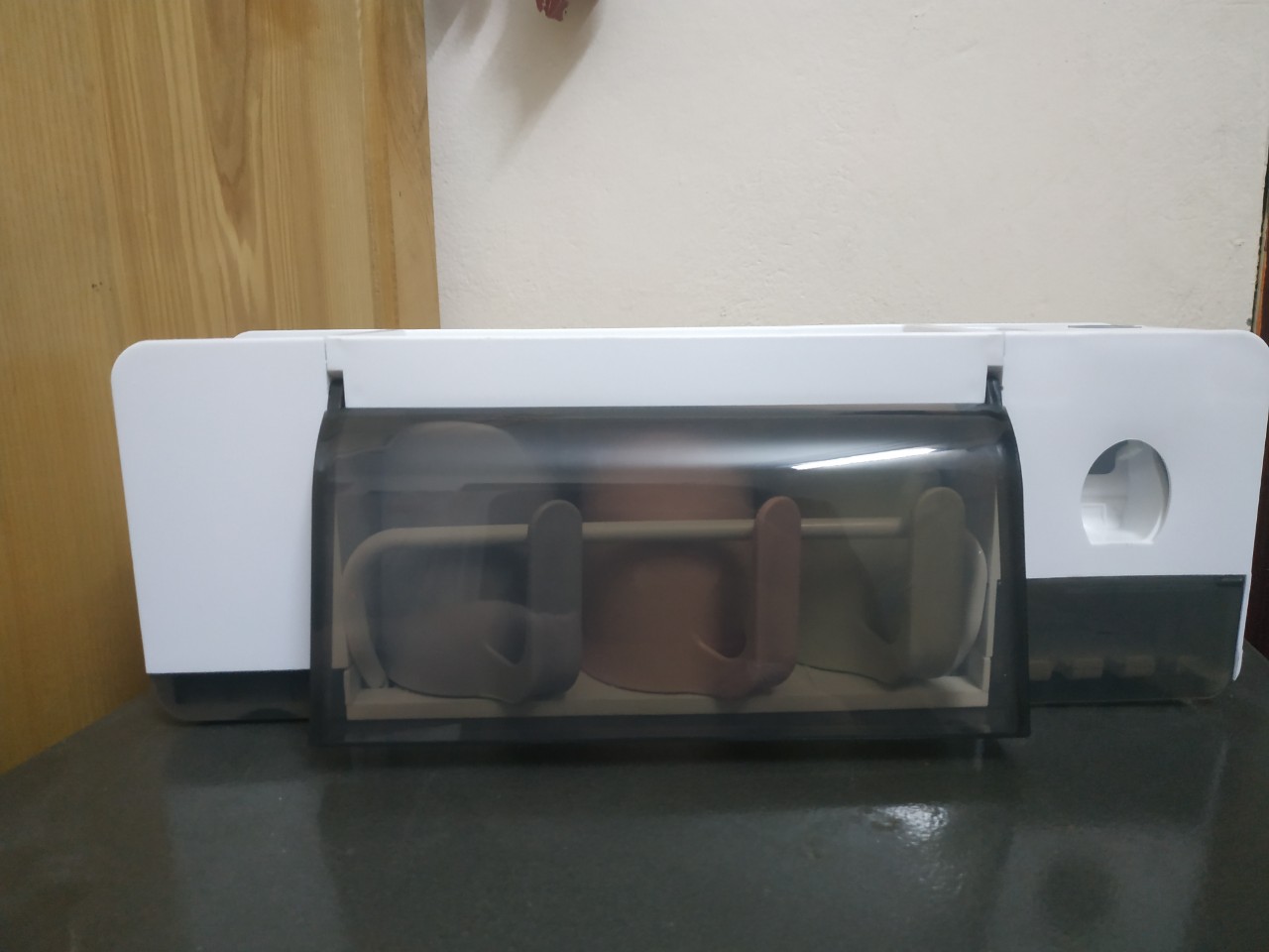 KỆ NHÀ TẮM ĐA NĂNG, KỆ NHẢ KEM ĐÁNH RĂNG ĐA NĂNG 6 IN 1 - LOẠI 3 CỐC