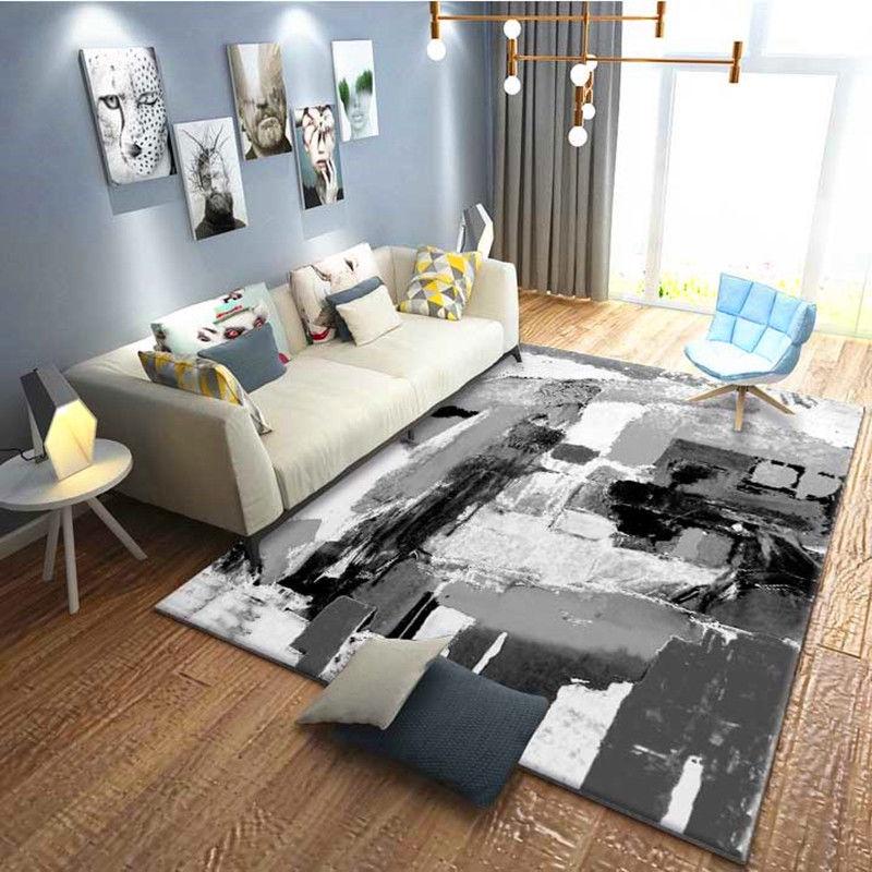 Bắc Âu thảm phòng khách ghế sofa bàn cà phê đệm phòng ngủ đầy đủ phòng ngủ giường tầng giường đơn giản hiện đại máy gia đình có thể giặt được.