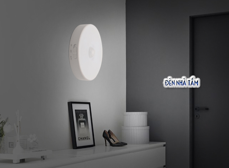 Đèn LED cảm ứng thông minh không dây, Pin sạc, có nam châm gắn tường cho phòng ngủ, nhà vệ sinh tủ quần áo - DH2011