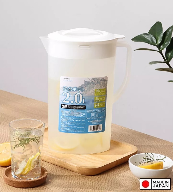 Bình nước Pearl Metal Gourier | Cool Square 2.0L | 3.0L - Hàng nội địa Nhật Bản |Made in Japan|