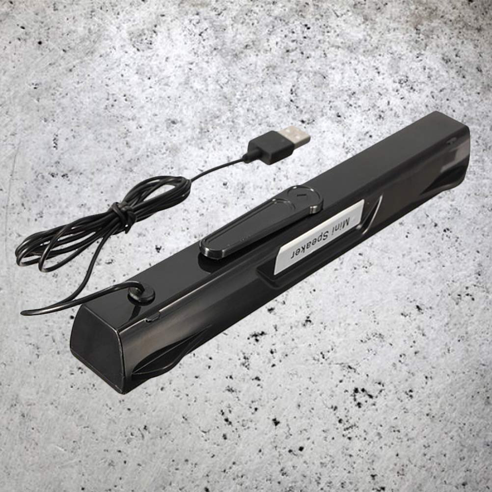 USB Soundbar Soundbar Bàn Loa Máy tính Soundbar Loa USB PC Soundbar tivi USB Soundbar Surround Bar Color: Black