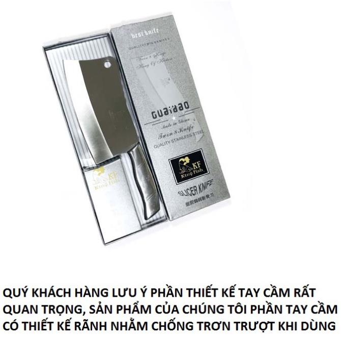 Dao chặt xương chặt gà vịt băm thịt inox cao cấp sắc bén dễ vệ sinh