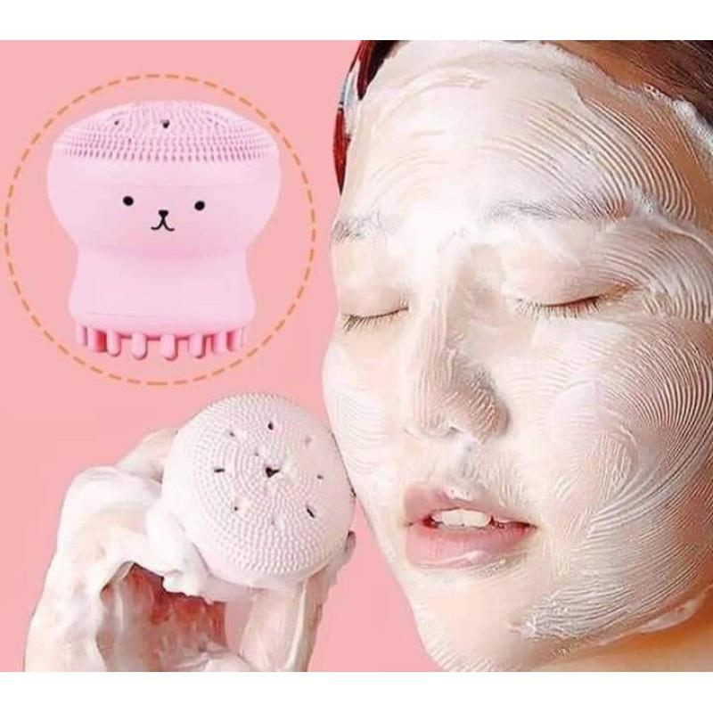 Cọ massage và rửa mặt bạch tuộc Hàn Quốc