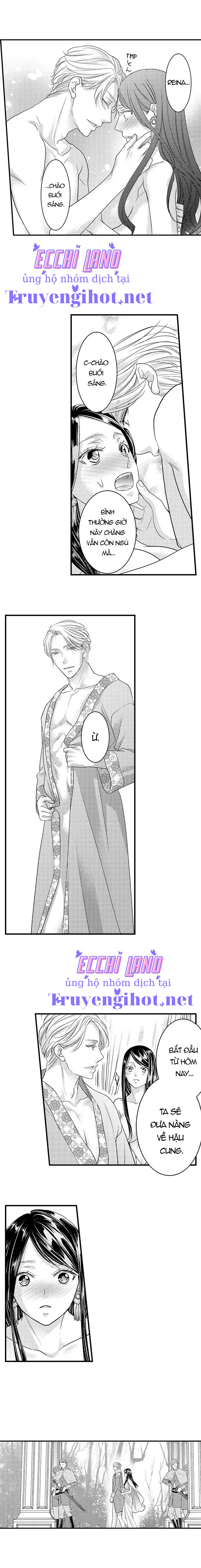 chuyển sinh vào thế giới khác ~ nếu muốn trở thành nữ hoàng hãy tìm cách để được hoàng đế sủng ái vào ban đêm chapter 57.1 5