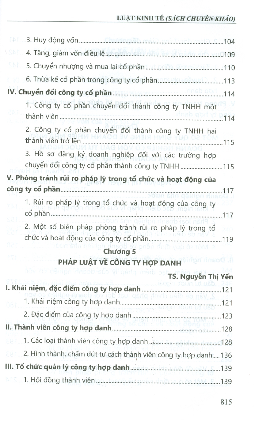 Luật Kinh Tế - Sách chuyên khảo