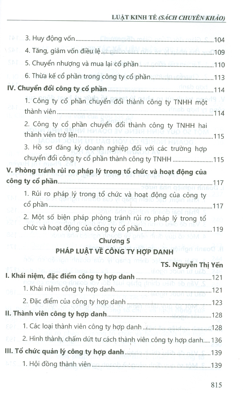 Luật Kinh Tế (Tái bản lần thứ nhất, có sửa đổi, bổ sung) - Sách chuyên khảo