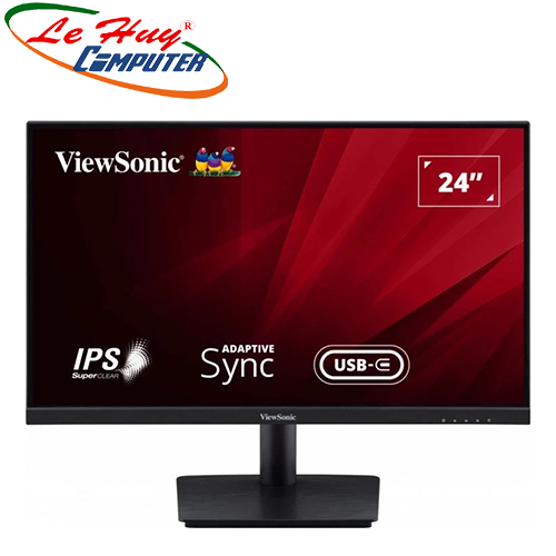 Màn hình máy tính Viewsonic VA2409-MHU 24Inch FullHD 75Hz 3ms IPS Loa Type-C - Hàng Chính Hãng