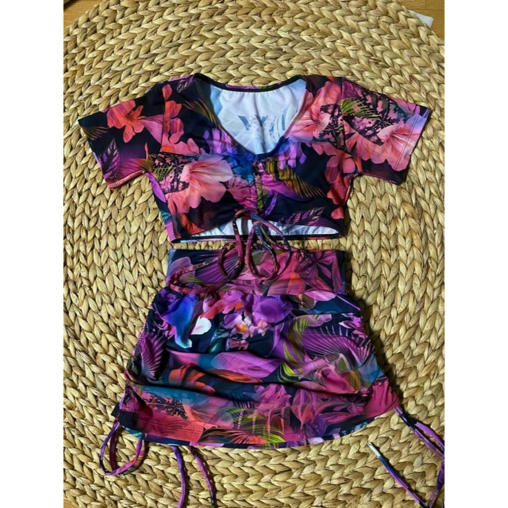 Set Váy Bơi Nữ Rút Dây