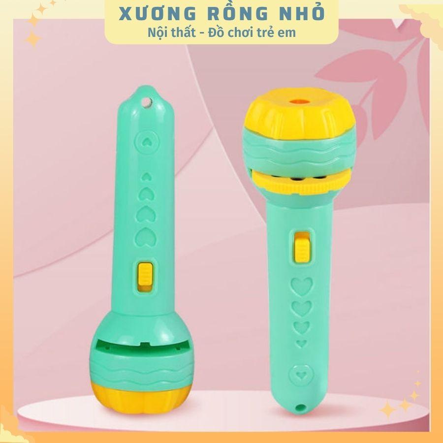 Đèn pin chiếu hình 80 hình động vật nghộ nghĩnh 3d sắc nét cho bé 1 2 3 4 tuổi