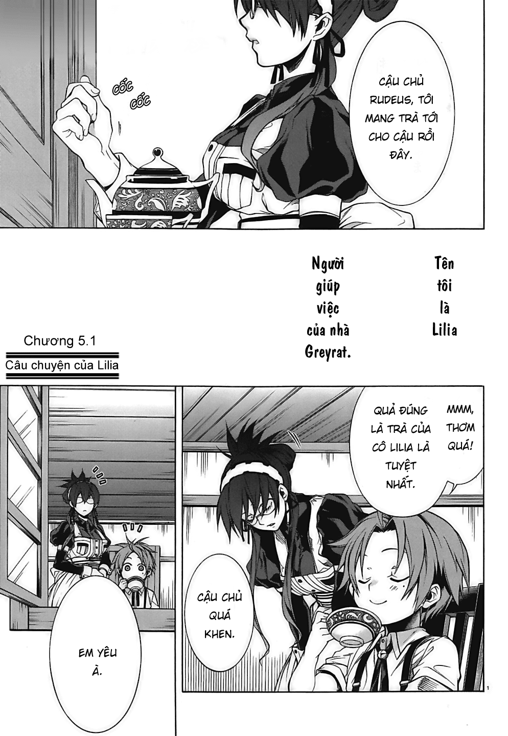 Chuyển Sinh Không Nghề Nghiệp: Tôi Sẽ Cố Gắng Hết Sức Nếu Tôi Đến Thế Giới Khác chapter 5.5 1