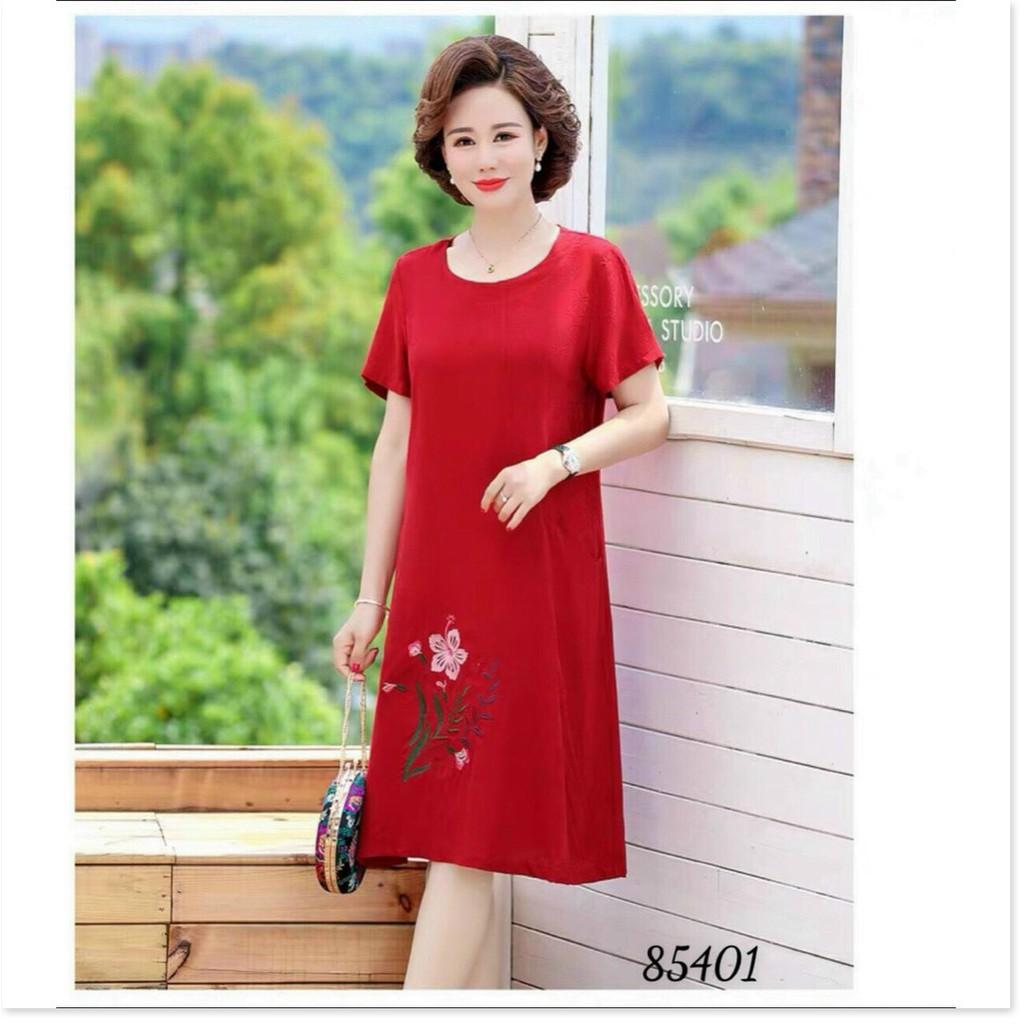 ĐẦM THÊU HOA,HỌA TIẾT TRƠN NHƯNG KHÔNG KẾM PHẦN SANG TRỌNG TRANG NEMO 36 FASHION