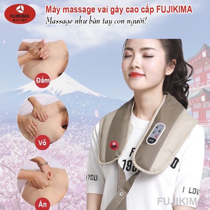 Đai massage vai cổ gáy Fujikima
