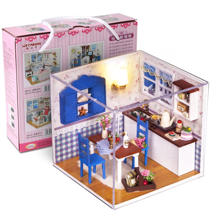 Mô hình nhà gỗ búp bê DIY - Warm Coffe Time M005