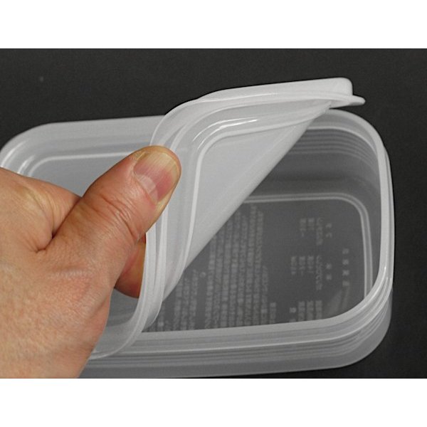 Bộ 2 set hôp bảo quản thực phẩm 450ml nhựa trong cao cấp Nội địa Nhật Bản