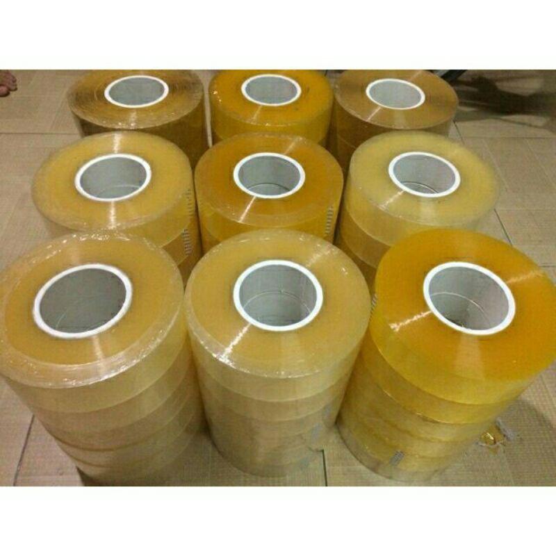 Băng dính 1kg 1cuộn lõi 5mm siêu tiết kiệm cho các shop đóng hàng.