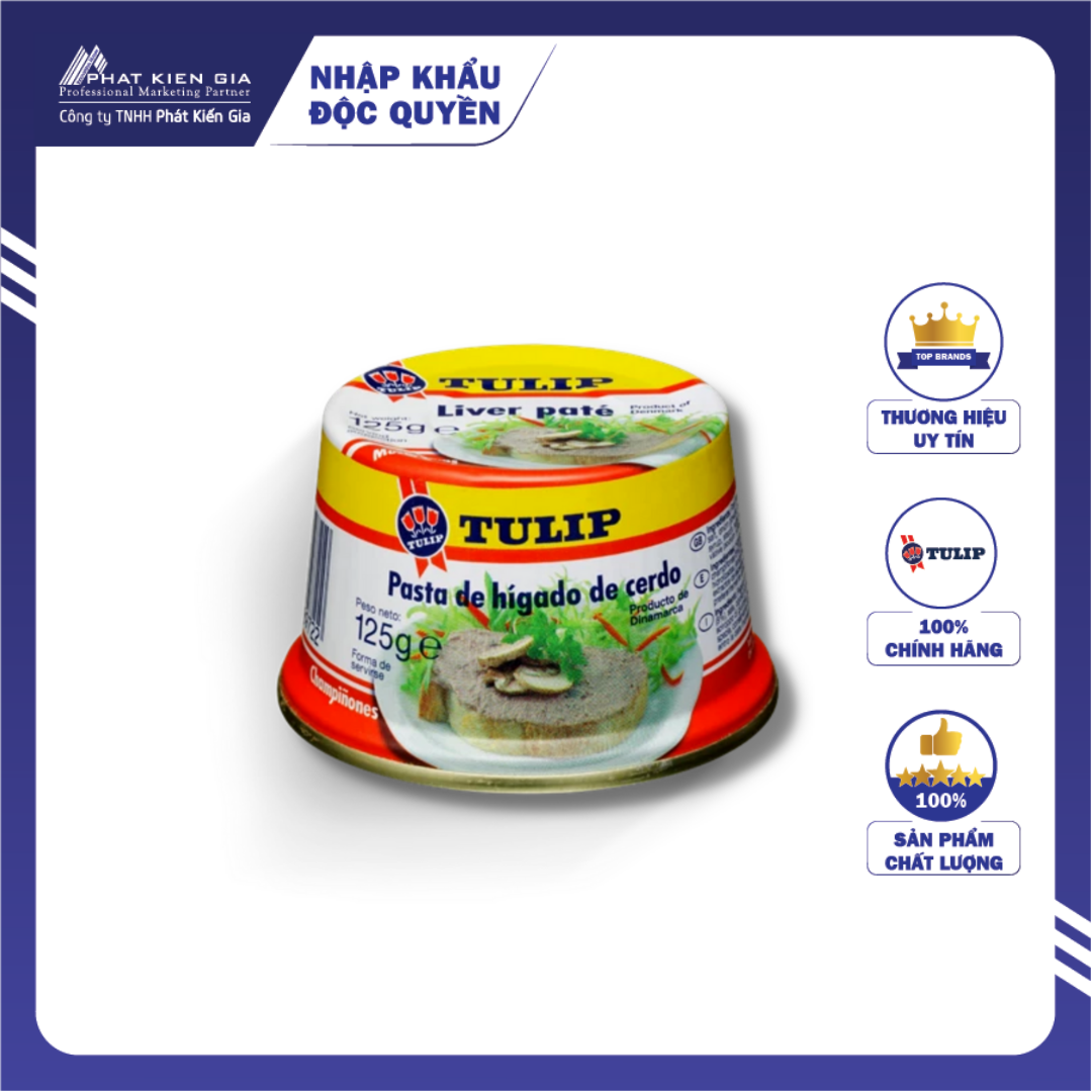 Pate Heo Nấm Tulip 125g