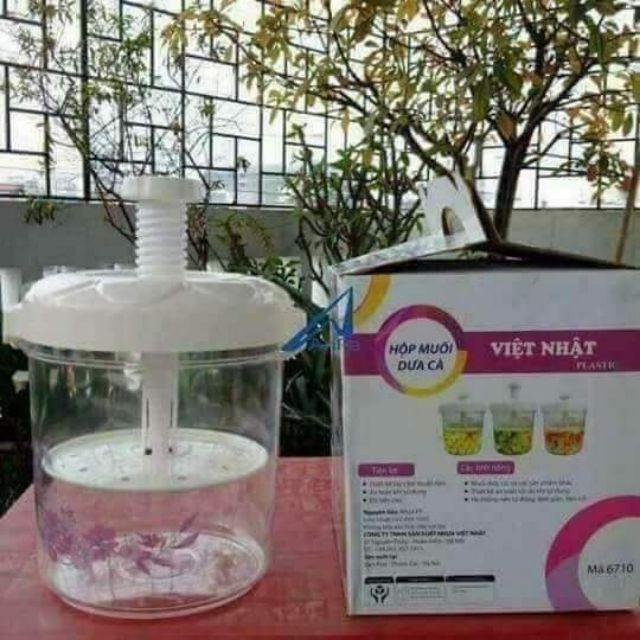 Hộp muối dưa muối cà Việt Nhật hàng Việt Nam
