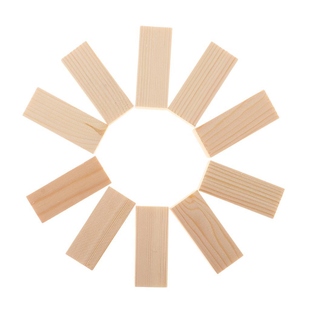 20Pcs Balsa Wood Blocks DIY Modelling Craft Pine Wood Woodworking Crafts