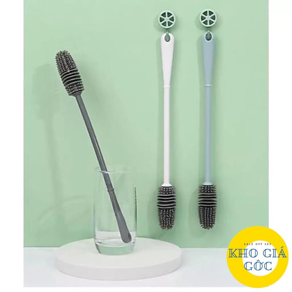 Cây cọ rửa cốc, chai lọ đa năng silicon KHOGIAGOC