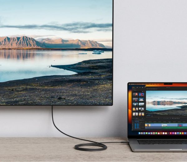 Cáp HyperDrive Thunderbolt 4 (6ft/2m) - Kết Nối Đa Năng, truyền tải liệu cho MacBook, Laptop và các thiết bị, HDTB4AC2GL - Hàng Chính Hãng