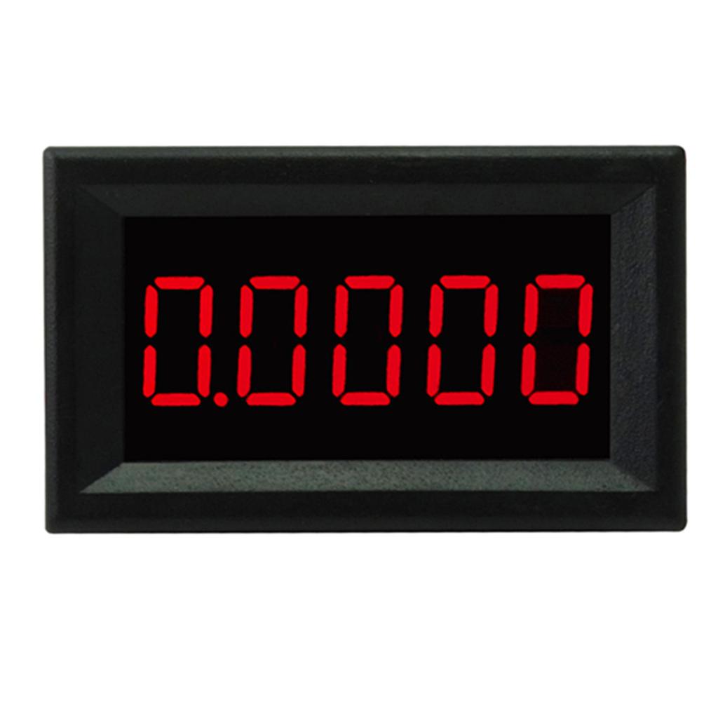 DC 3.5-30V Mini 5 Digit Digital Red LED Ammeter Current Meter Panel Car