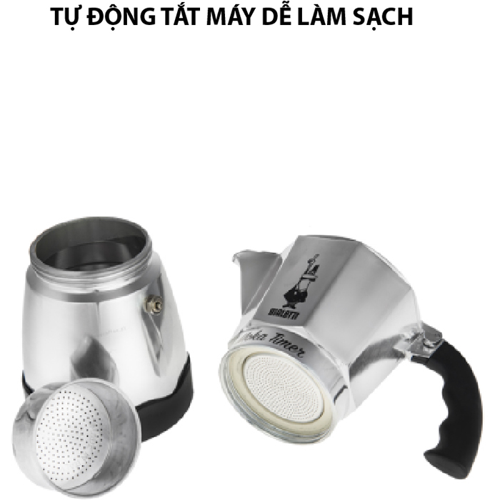 Bình Pha Cà Phê Bialetti Hoạt Động Bằng Điện Moka Timer 6TZ 2015 - 0006093