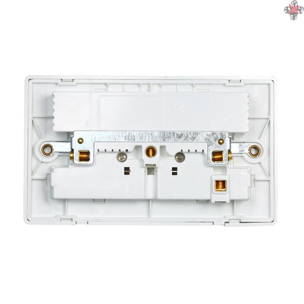 Ổ Cắm Điện Gắn Tường 2 Cổng Usb 13a 2 5v 2.4a