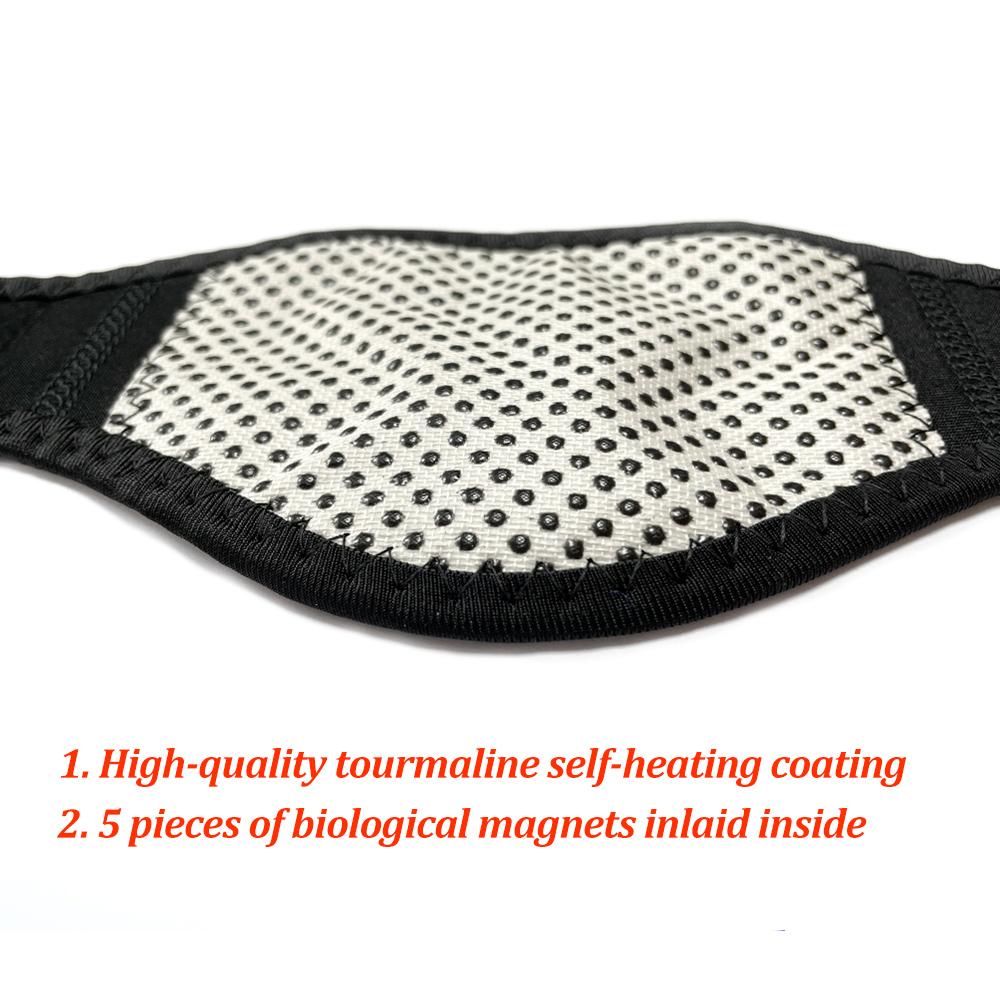 Nẹp cổ tourmaline tự làm nóng cổ Massager cổ tử cung đau thắt lưng Trị liệu từ tính Hỗ trợ cổ Màu