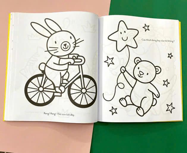 Sách - Cuốn Sách Tô Màu Đầu Tiên Của Tớ - Tô Màu Hạnh Phúc