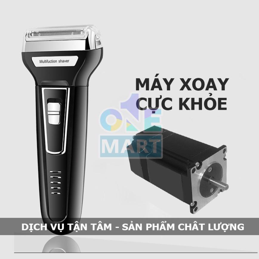 Máy cạo râu tông đơ cắt tóc máy tỉa lông mũi 3 trong 1 Keimei KM - 6558