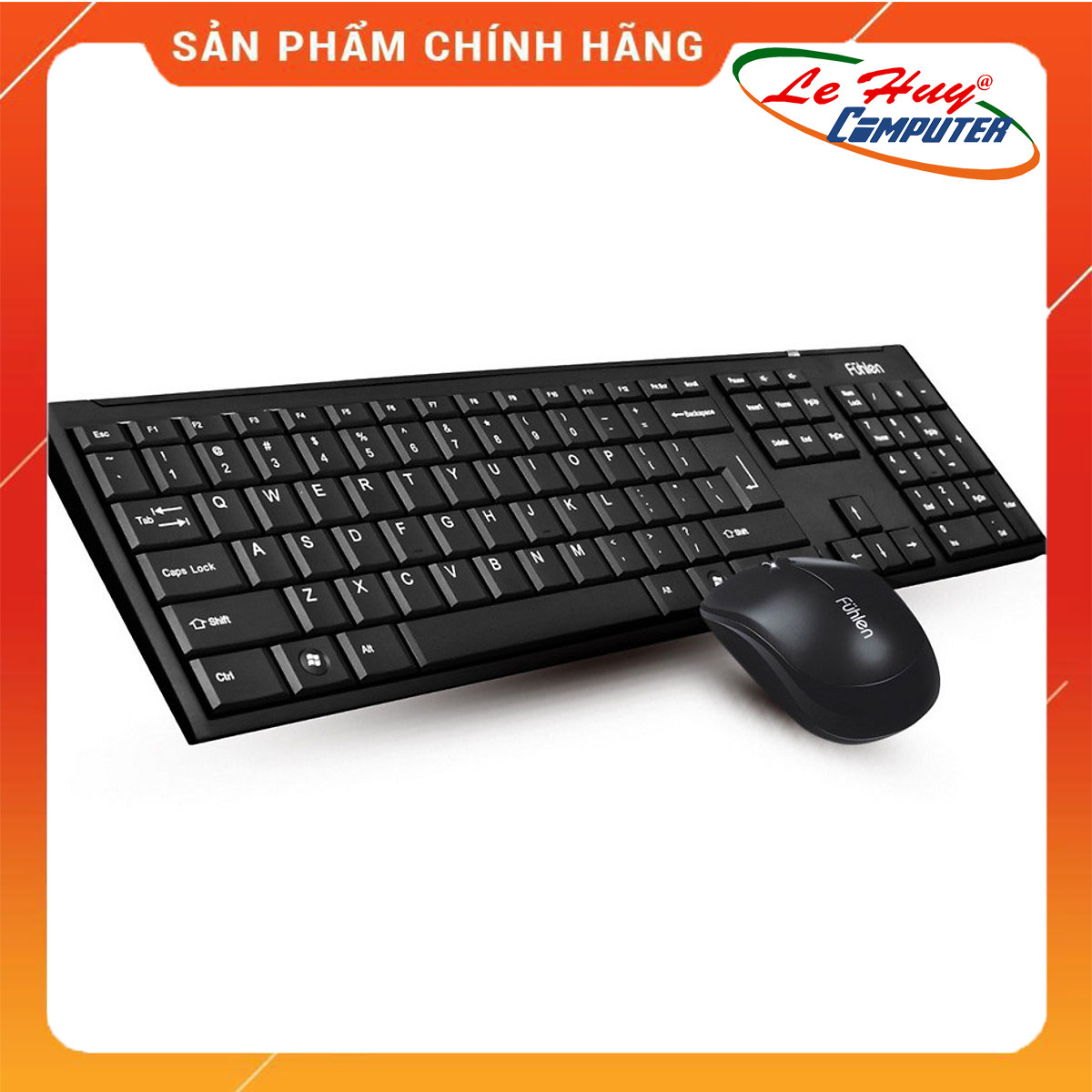 Bộ Bàn Phím Và Chuột Không Dây Fuhlen A120G - Hàng chính hãng