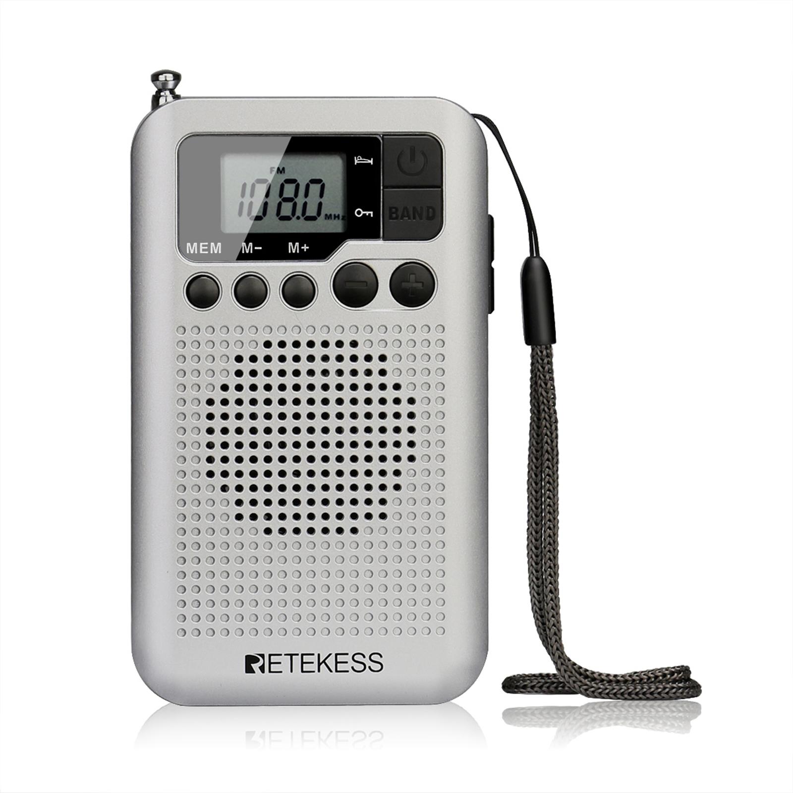 Radio Retekess TR106 FM / AM di động với màn hình LCD 