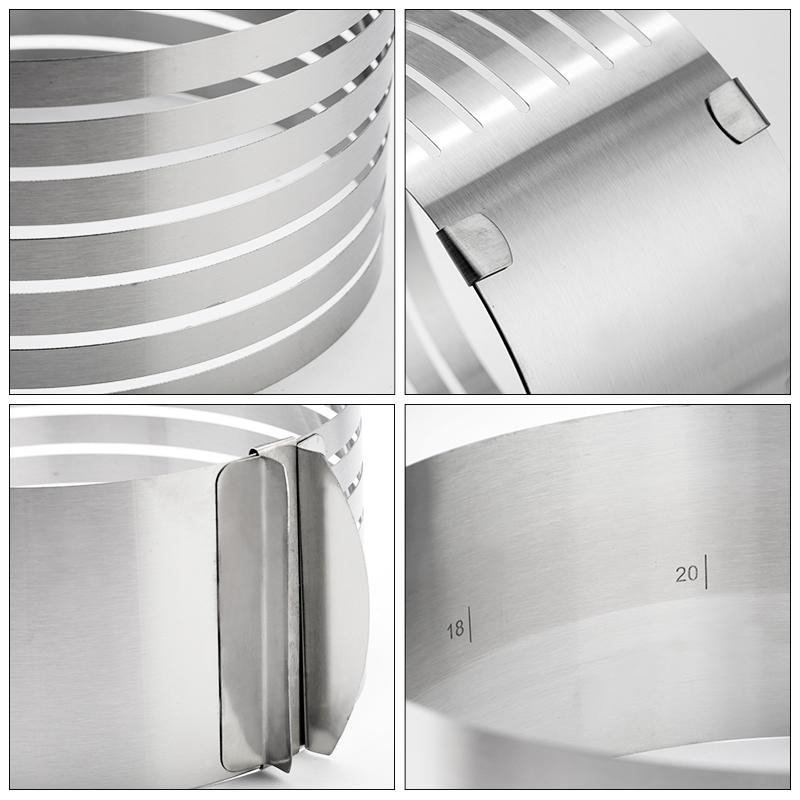 Khuôn Cố Định ANAEAT Hình Tròn Có Thể Điều Chỉnh Tiện Dụng Để Cắt Bánh