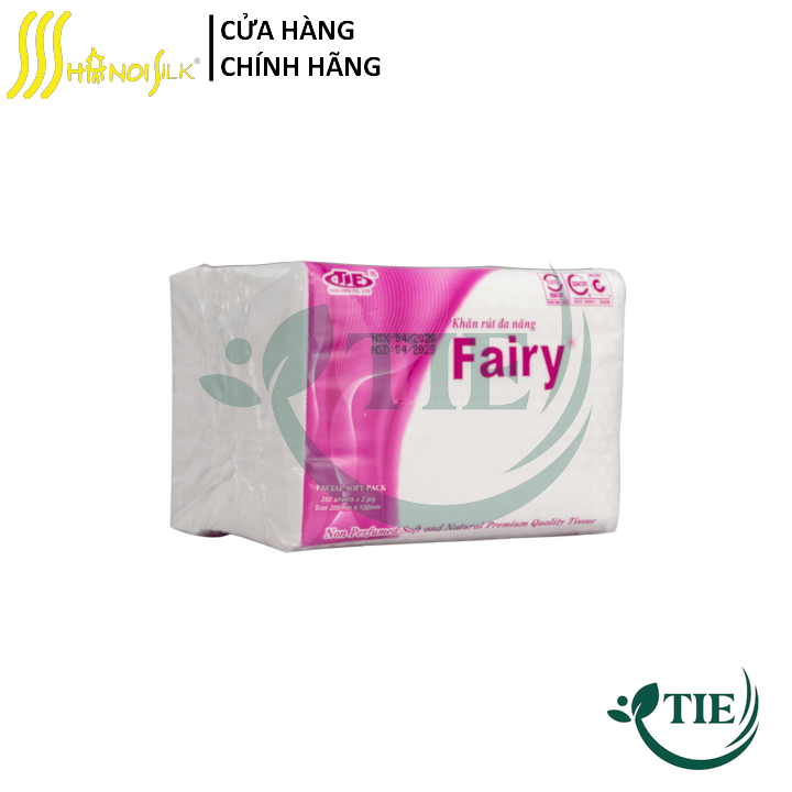 Combo 4 Giấy rút lụa ngắn Fairy 280 tờ x 2 lớp