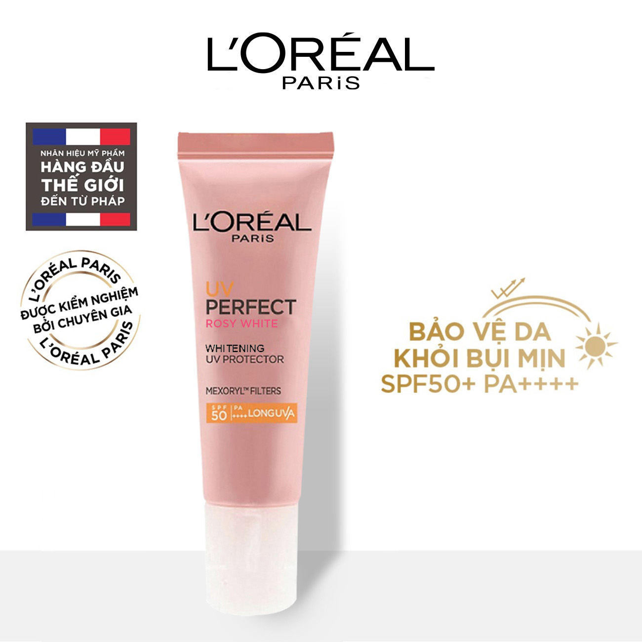 Kem chống nắng dưỡng da trắng sáng tức thì L'Oreal UV Perfect Instant White SPF50 PA++++ 15ml