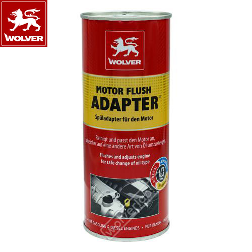 Dung dịch súc rửa động cơ ô tô ,xe máy Wolver Motor Flush Adapter 350ml (nhập khẩu)