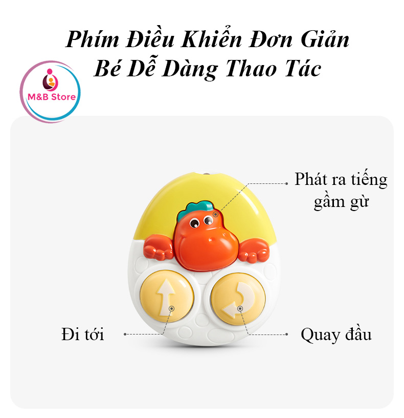 Khủng Long Tập Bò Điều Khiển Từ Xa - KUB